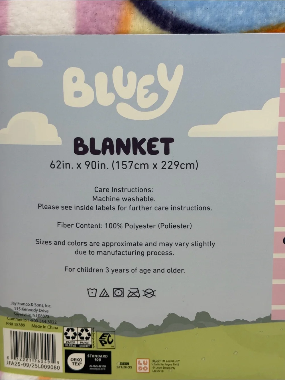 Bluey Blanket Super Soft Kids Bedding